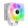 Slika - Gamdias Boreas E1-410 WH CPU hladilnik (120 mm, 800-2000 RPM, PWM, bel zračni stolpni hladilnik z RGB osvetlitvijo) (BOREAS E1-410 WH)