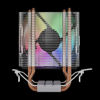 Slika - Gamdias Boreas E1-210 LITE CPU hladilnik (92 mm, 2200 RPM, kompaktni zračni stolpni hladilnik z RGB osvetlitvijo) (BOREAS E1-210 LITE)