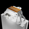 Slika - Gamdias Boreas M2-51D WH ARGB CPU hladilnik (120 mm, 800-2000 RPM, PWM, bel zračni stolpni hladilnik z digitalnim zaslonom) (BOREAS M2-51D WH ARGB)