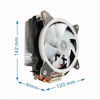 Slika - Gembird Huracan ARGB X130 CPU hladilnik (120 mm, 800-1600 RPM, PWM, zračni stolpni hladilnik z RGB osvetlitvijo) (CPU-HURACAN-ARGB-X130)