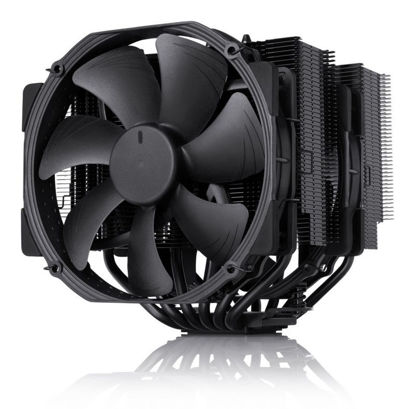 Noctua NH-D15 chromax.black CPU hladilnik (dvojni stolpni hladilnik, 2x 140 mm, PWM, popolnoma črna izvedba) (NH-D15 CH.BK)