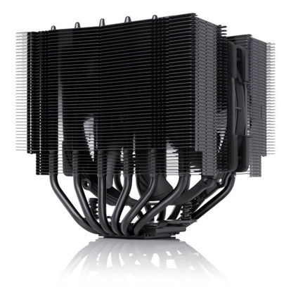 Noctua NH-D15S chromax.black CPU hladilnik (asimetrični dvojni stolpni hladilnik, 1x 140 mm, PWM, črna izvedba) (NH-D15S CH.BK)