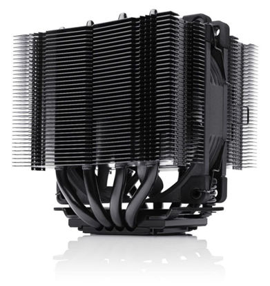 Noctua NH-D9L chromax.black CPU hladilnik (kompaktni dvojni stolpni hladilnik, 92 mm, PWM, črna izvedba) (NH-D9L CHROMAX.BLACK)