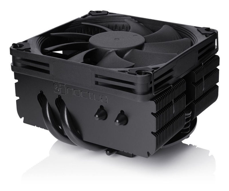 Slika - Noctua NH-L9x65 chromax.black CPU hladilnik (nizkoprofilni zračni hladilnik, 92 mm, PWM, črna izvedba) (NH-L9X65 CHROMAX.BLACK)