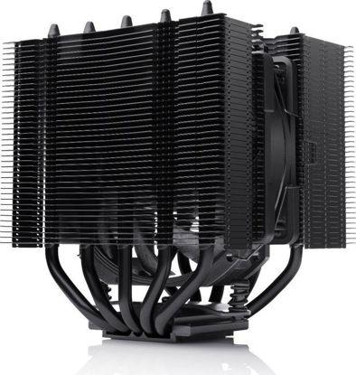 Noctua NH-D12L Chromax Black CPU hladilnik (nizki dvojni stolpni hladilnik, 120 mm, PWM, črna izvedba, višina 145 mm) (NH-D12L CHROMAX.BLACK)