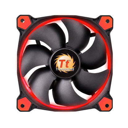 Thermaltake CL-F039-PL14RE-A Riing 14cm Cooler Black/Red LED CPU hladilnik (140 mm, 1000-1500 RPM, Rdeča LED) (CL-F039-PL14RE-A)