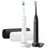 Slika - Philips PHIL Sonicare Series 5500 HX7119/02 dvojni komplet soničnih zobnih ščetk belo-črn
