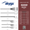 Slika - Akyga 500W ATX AK-B1-500 računalniški napajalnik (500W, vent. 120mm, Pasivni) AK-B1-500