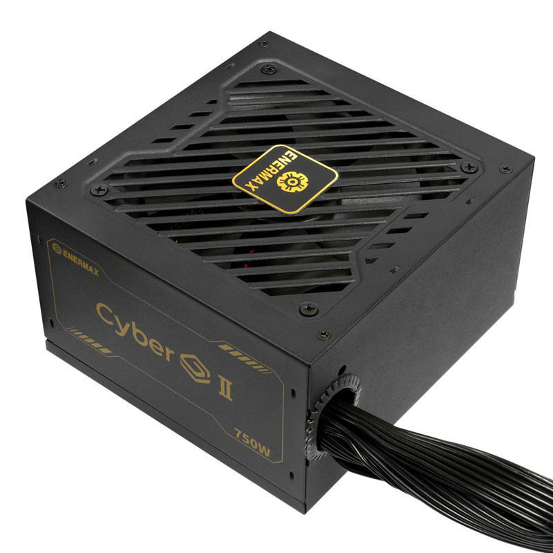 Slika - Enermax CyberG II 750W ATX 3.1 ne-modularni računalniški napajalnik 80 PLUS Gold (ERV750G-AHG-NAC)