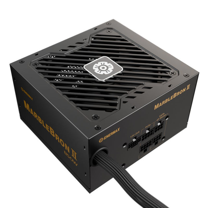 Slika - Enermax Marblebron II 850W ATX 3.1 semi-modularni računalniški napajalnik 80 PLUS Bronze (EMB850EWT-MAC)