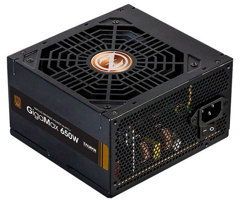 Slika - Zalman 650W 80+ Bronze GigaMax Series računalniški napajalnik (650W, vent. 120mm, Aktivni, 80+ Bronze) ZM650-GVII