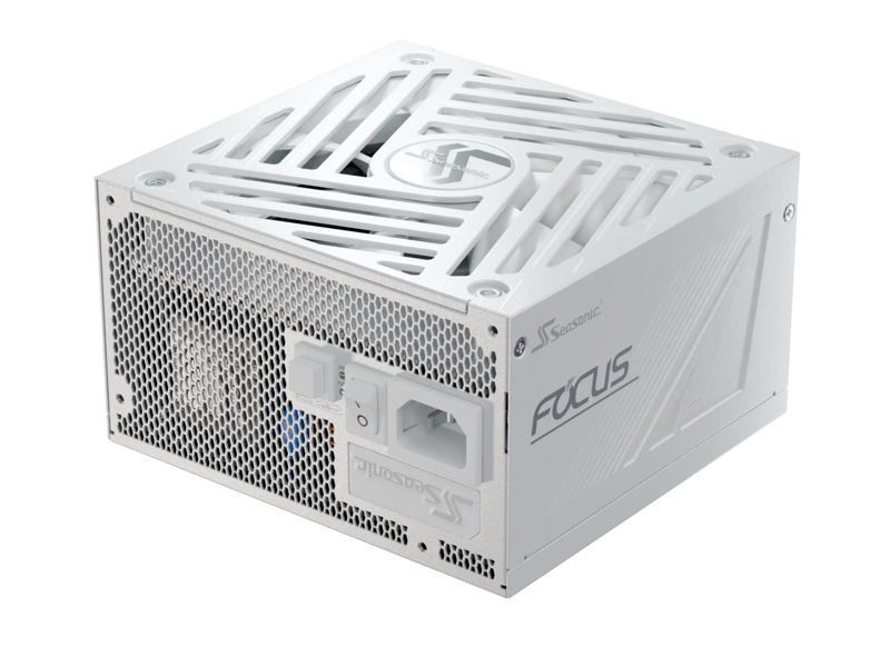 Slika - Seasonic 1000W 80+ Gold Focus GX White Edition računalniški napajalnik (1000W, vent. 120mm, Aktivni, 80+ Gold, Modularen) FOCUS-GX-1000-V4-WHITE