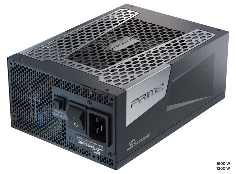 Slika - Seasonic PRIME TX-1600 ATX 3.1 80+ Titanium polno modularni računalniški napajalnik (ATX3-PRIME-TX-1600)
