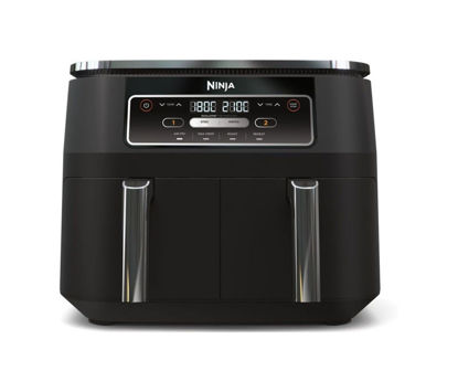 Ninja AF200EU Foodi Dual Zone cvrtnik na vroč zrak (7,6 l, 2400 W, 2 neodvisni coni, črn)