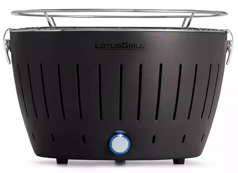 Slika - LotusGrill prenosni žar na oglje G-AN-34P (siv, premer 32 cm, peka brez dima)