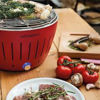 Slika - LotusGrill prenosni žar na oglje G-RO-34P (rdeča, premer 32 cm, peka brez dima)