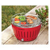 Slika - LotusGrill prenosni žar na oglje G-RO-34P (rdeča, premer 32 cm, peka brez dima)