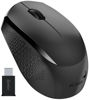 Slika - Genius NX-8000S tiha brezžična miška (2.4 GHz, BlueEye senzor, 1200 DPI, USB-C sprejemnik, črna) 31030035400