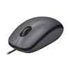 Slika - Logitech LOGI M100 žična optična miška (USB, 1000 DPI, simetrična, črna) 910-006652