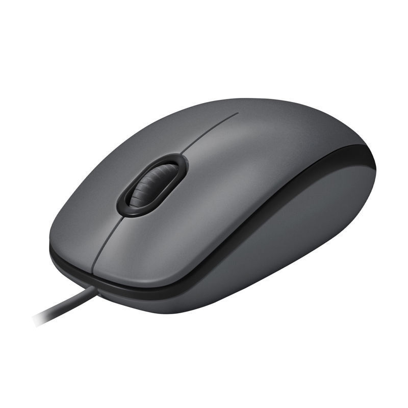 Slika - Logitech LOGI M100 žična optična miška (USB, 1000 DPI, simetrična, črna) 910-006652