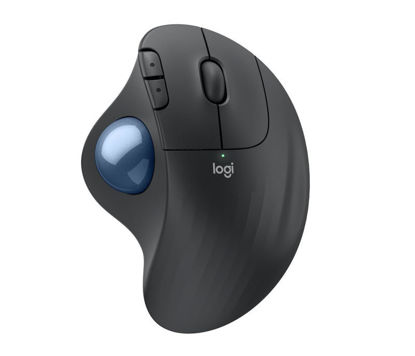 Logitech LOGI M575 Ergo Business 910-006221 brezžična ergonomska sledilna kroglica / trackball (za desničarje, grafitna)