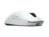 Slika - Logitech LOGI G PRO 2 LIGHTSPEED gaming brezžična miška (HERO 2 senzor, simetrična, bela) 910-007302