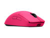 Slika - Logitech LOGI G PRO 2 LIGHTSPEED gaming brezžična miška (HERO 2 senzor, simetrična, roza) 910-007309