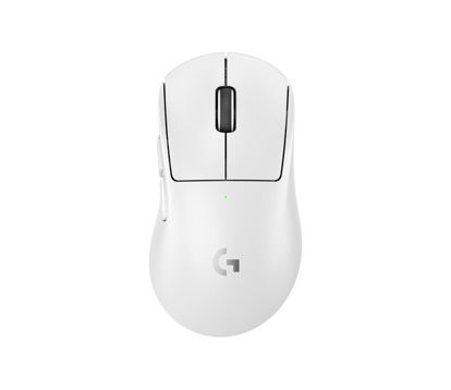 Logitech LOGI G PRO X Superlight 2 DEX gaming brezžična miška (HERO 2 senzor, ergonomsko desničarska, bela)  910-007365