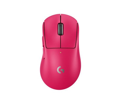 Logitech LOGI G PRO X Superlight 2 DEX gaming brezžična miška (HERO 2 senzor, ergonomsko desničarska, roza) 910-007373