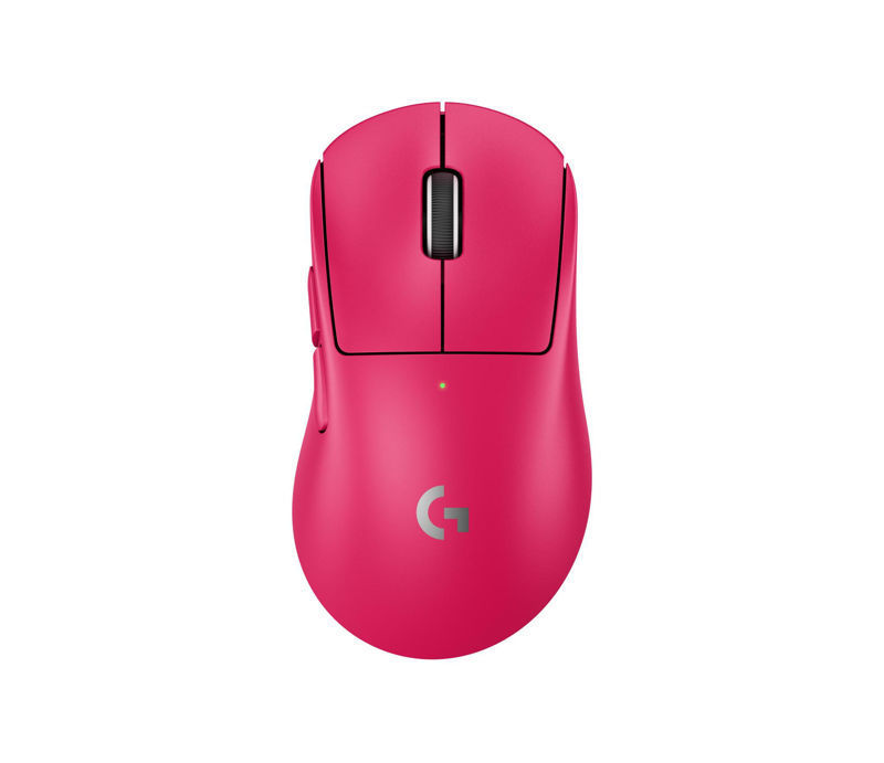 Slika - Logitech LOGI G PRO X Superlight 2 DEX gaming brezžična miška (HERO 2 senzor, ergonomsko desničarska, roza) 910-007373