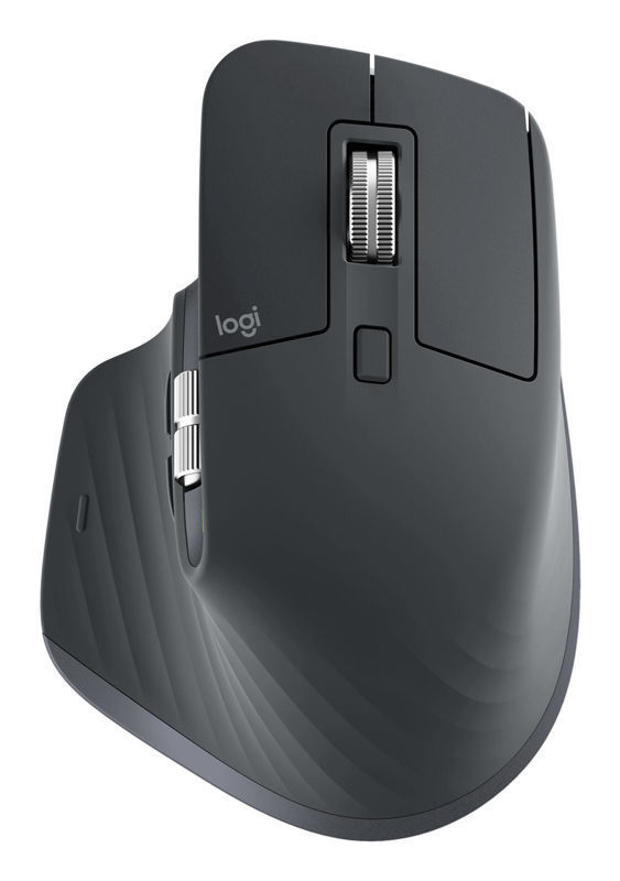 Slika - Logitech LOGI MX Master 3S Performance napredna brezžična miška (Darkfield 8K DPI, Bluetooth, grafitno črna) 910-007501