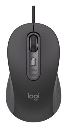 Logitech LOGI Signature Wired M520 L žična poslovna miška (SmartWheel, USB-C, grafitna) 910-007511