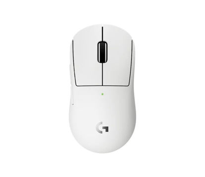 Logitech LOGI G PRO X SUPERLIGHT 2c Compact Lightspeed kompaktna gaming brezžična miška (HERO 2 senzor, 44000 DPI, bela) 910-007538