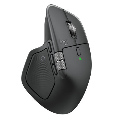 Logitech LOGI MX Master 4 napredna brezžična miška (Haptic Sense, MagSpeed, 8K DPI, grafitna) 910-007562