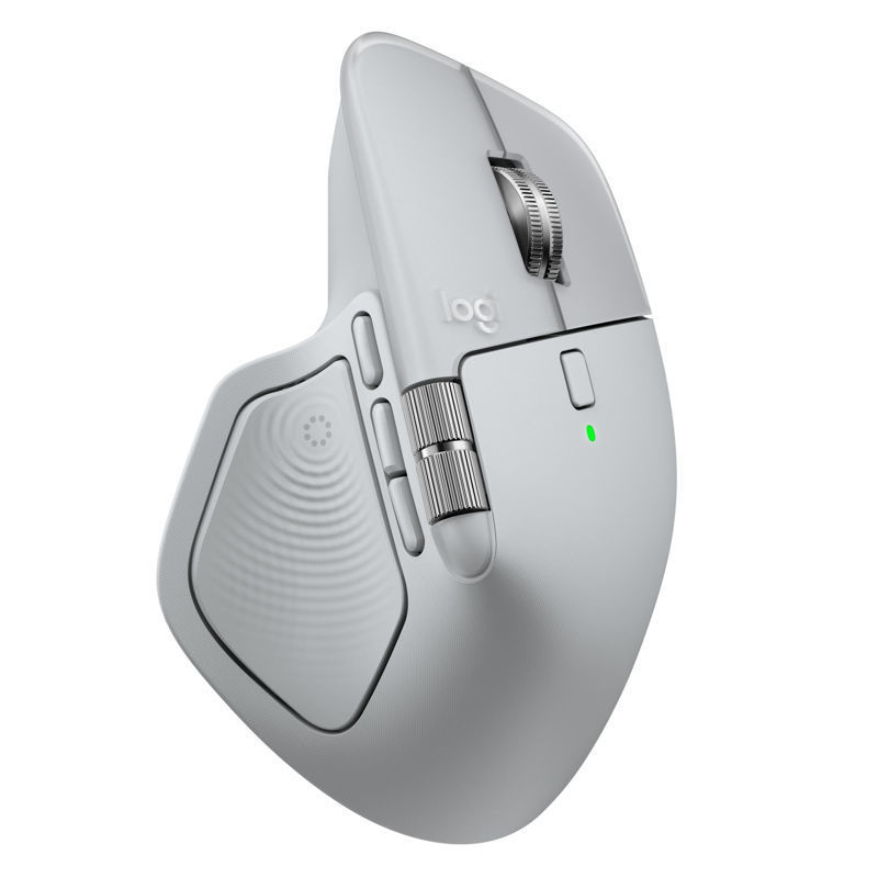 Slika - Logitech LOGI MX Master 4 napredna brezžična miška (Haptic Sense, MagSpeed, 8K DPI, siva) 910-007562