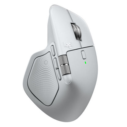 Logitech LOGI MX Master 4 for Mac napredna brezžična miška (Haptic Sense, MagSpeed, 8K DPI, bela) 910-007576