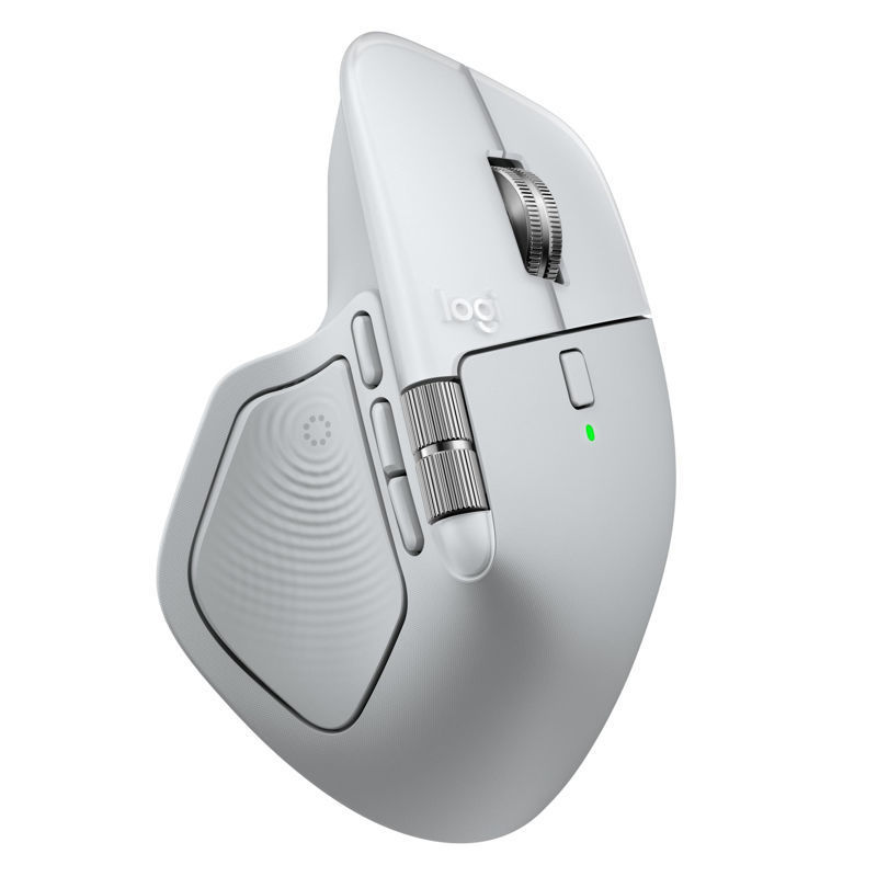 Slika - Logitech LOGI MX Master 4 for Mac napredna brezžična miška (Haptic Sense, MagSpeed, 8K DPI, bela) 910-007576