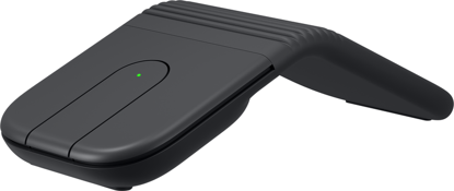 Logitech LOGI Mobi Fold prenosna zložljiva miška (brezžična, ergonomsko tanka, črna) 910-007604