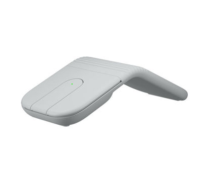 Logitech LOGI Mobi Fold prenosna zložljiva miška (brezžična, ergonomsko tanka siva) 910-007631