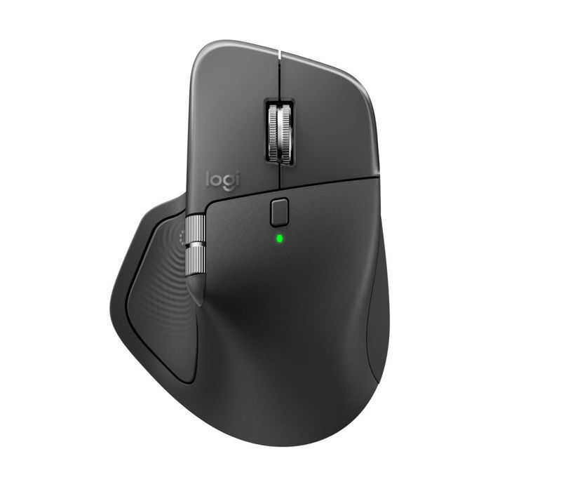 Slika - Logitech LOGI MX Master 4 for Business napredna brezžična miška (Haptic Sense, MagSpeed, 8K DPI, grafitna) 910-007617