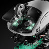 Slika - Logitech LOGI G PRO X2 Superstrike gaming brezžična miška (HERO senzor, LIGHTSPEED, črno-bela) 910-007776