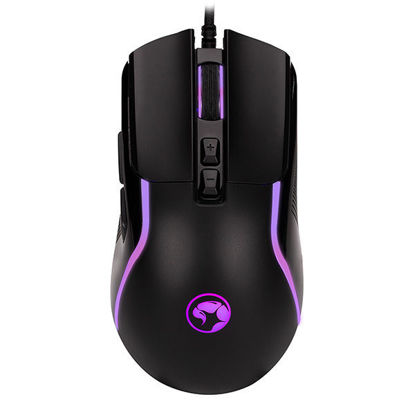 Marvo M292BK Capo 20 žična gaming miška (7 gumbov, 7-barvna LED osvetlitev, pleteni kabel, črna)
