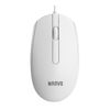 Slika - Marvo MS003 žična pisarniška miška (1000 DPI, optični senzor, 3 gumbi, bela)