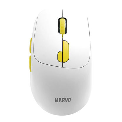 Marvo M809W žična gaming miška (6400 DPI, optični senzor, 7 programirljivih gumbov, 7-barvna osvetlitev)