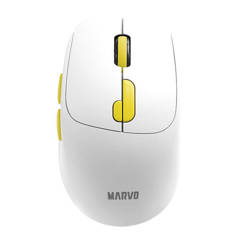 Slika - Marvo M809W žična gaming miška (6400 DPI, optični senzor, 7 programirljivih gumbov, 7-barvna osvetlitev)