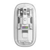 Slika - Marvo Prism B10 (M810W) dual-mode brezžična miška (800-1600 DPI, 7-barvna osvetlitev, 68 g, bela)