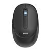 Slika - Marvo Office WM111 trojno-povezljiva brezžična pisarniška miška (Bluetooth / 2.4G / USB-C, tihi kliki, črna)