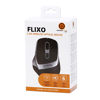 Slika - Powerton LIFE FLIXO SL ergonomska brezžična optična miška (2.4 GHz, 1600 DPI, varčna z energijo, srebrna) WPM10SL