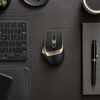 Slika - Powerton LIFE FLIXO GL ergonomska brezžična optična miška (2.4 GHz, 1600 DPI, varčna z energijo, zlat) WPM10GL