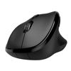 Slika - Powerton ERGO CLOE ergonomska brezžična optična miška (2.4 GHz, 1600 DPI, prostor za sprejemnik, črna)
